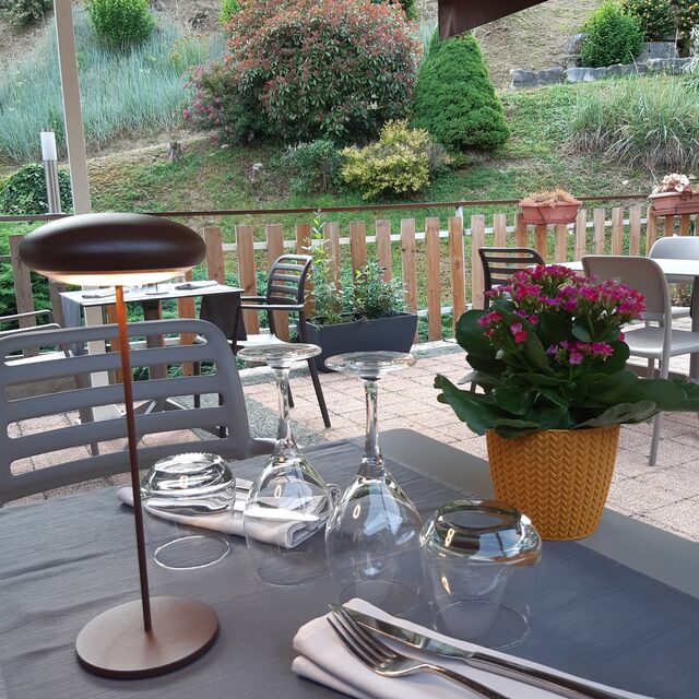 La terrasse, calme, ombragée