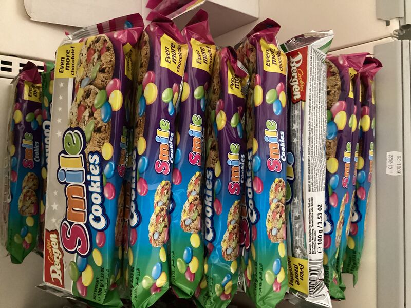 Cookies Bergen smile 1,20€