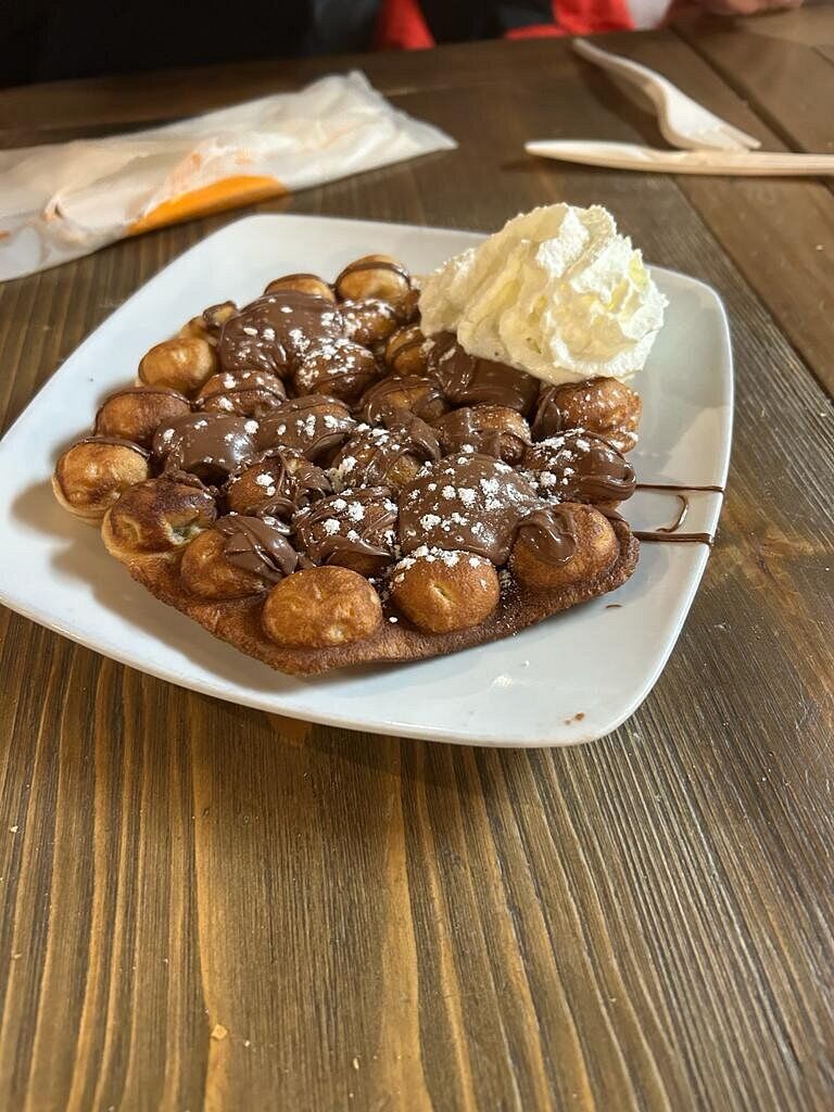 Profiteroles au chocolat fondue