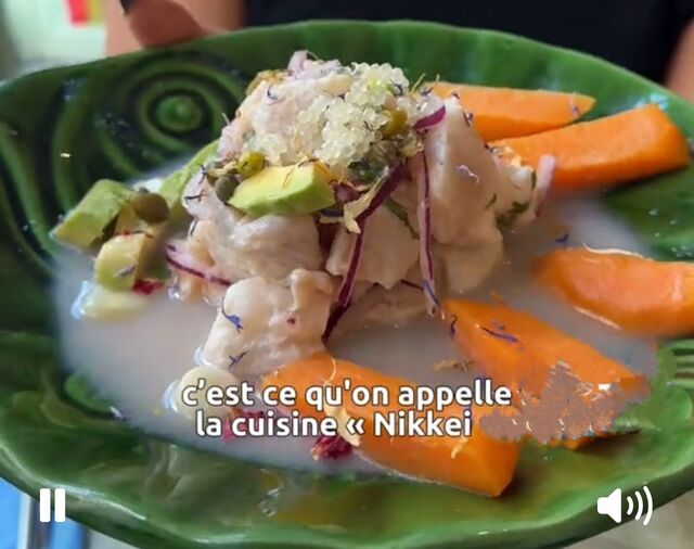 ceviche du moment au câpres 