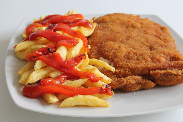 Desde Asturias !! Cachopo de ternera clasico! Ven a probarlo. 