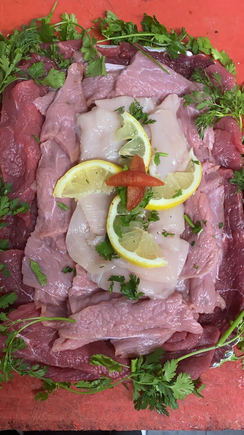 Pierrade bœuf, veau, poulet 