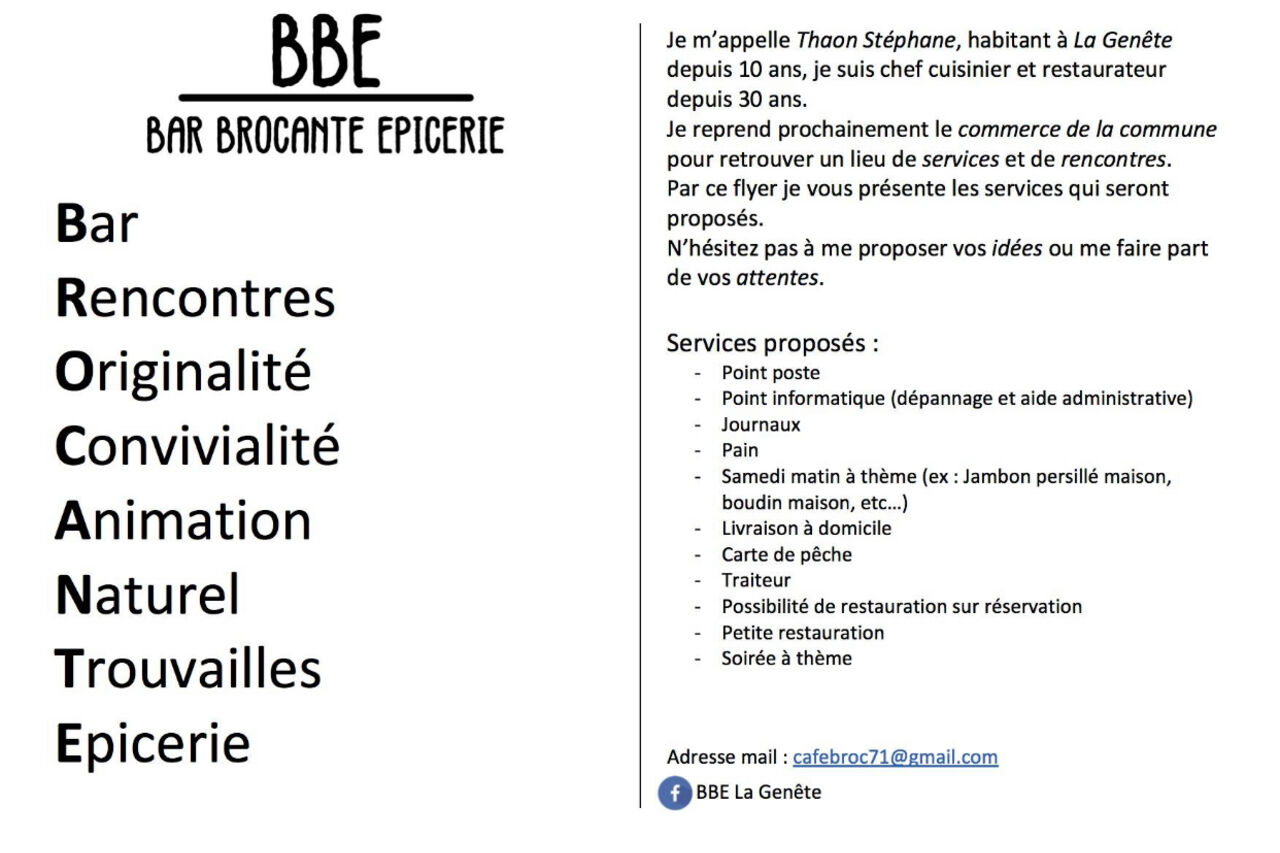 BBE Bar Brocante Epicerie