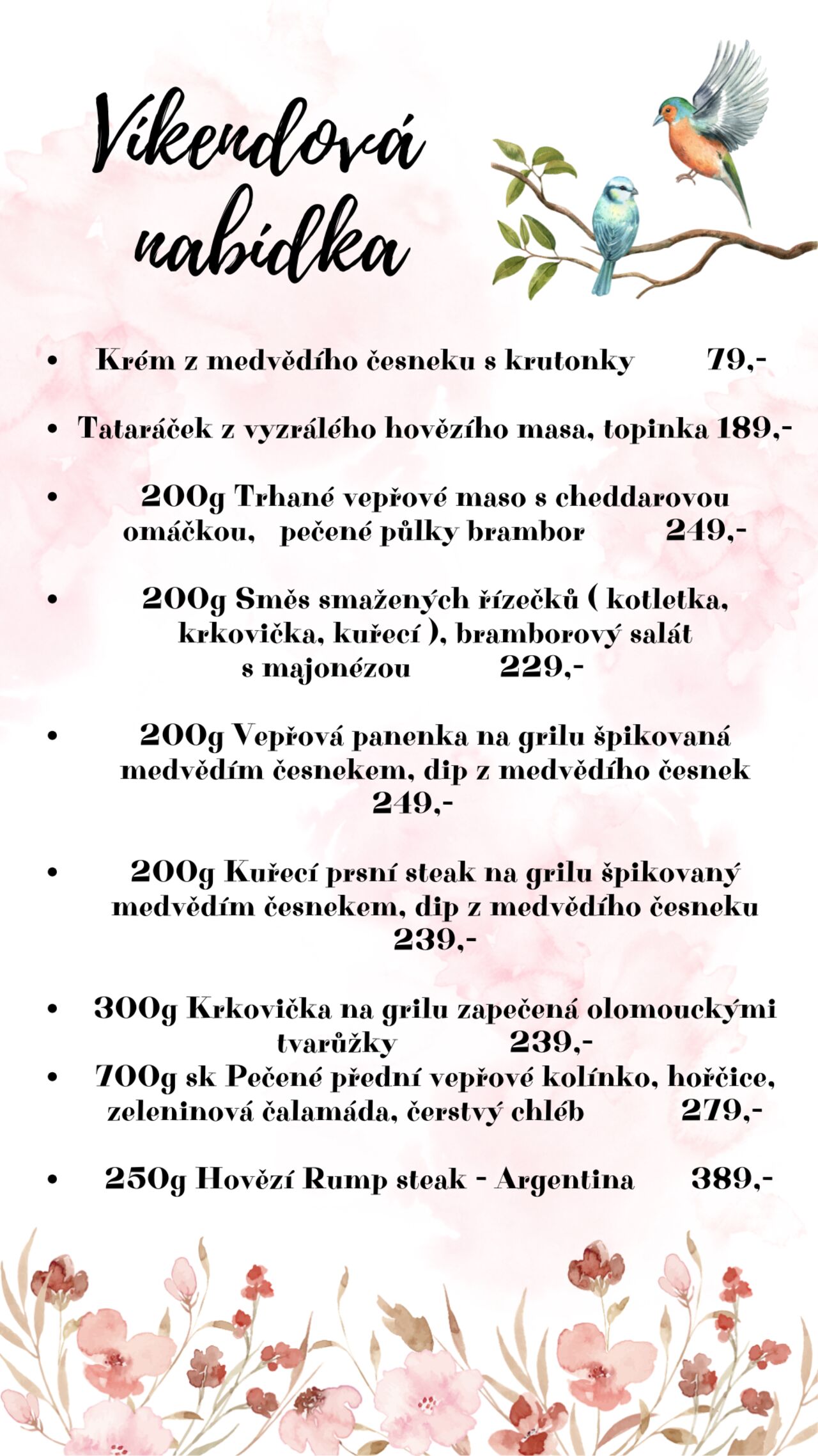 Víkendová nabídka