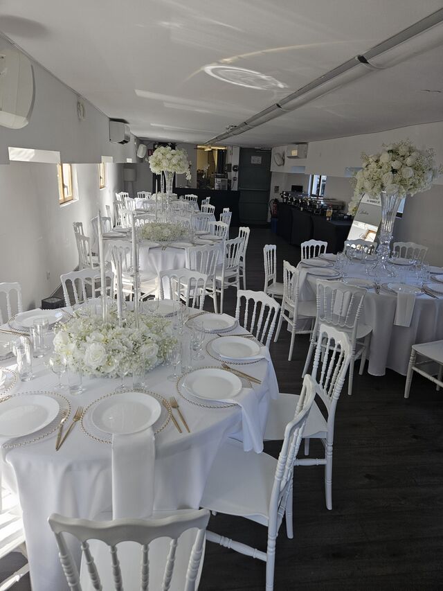 Configuration mariage avec 40 places assises 