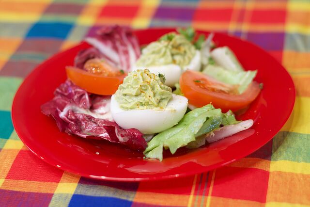 Oeuf farci au Guacamole