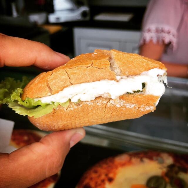 Bocconcino col baccalà mantecato 