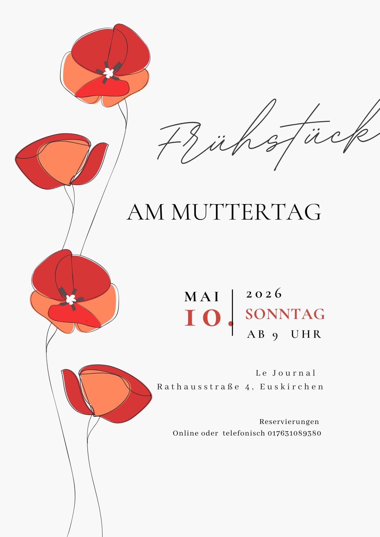 Frühstück am Muttertag