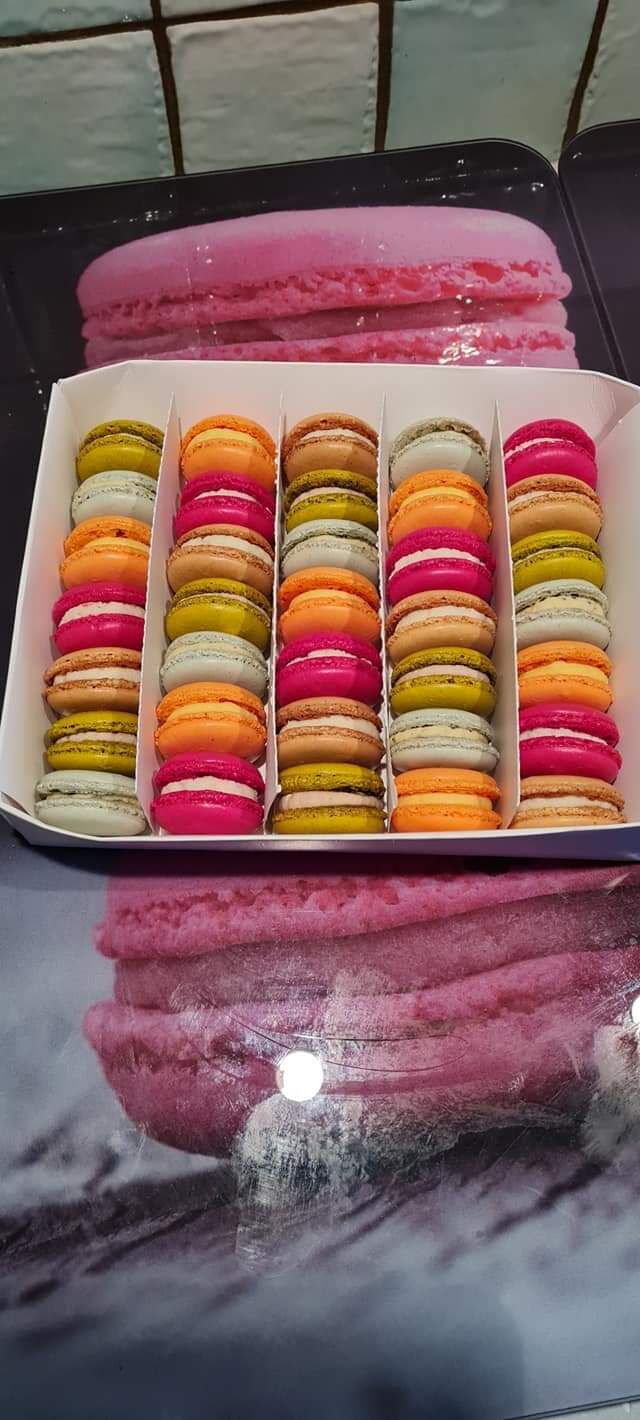 Macaron fruitée au fruit de l'île de la Réunion 