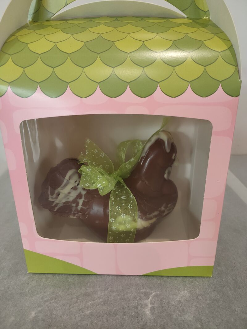 Grosse poule chocolat lait ou noir