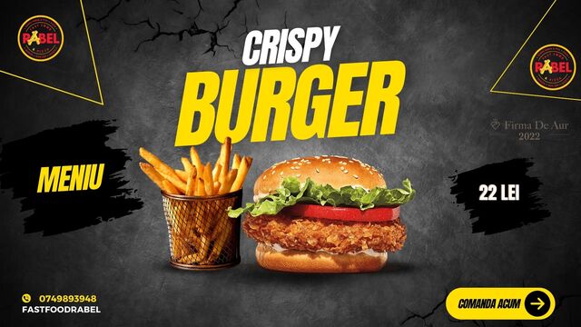 Crispy burger