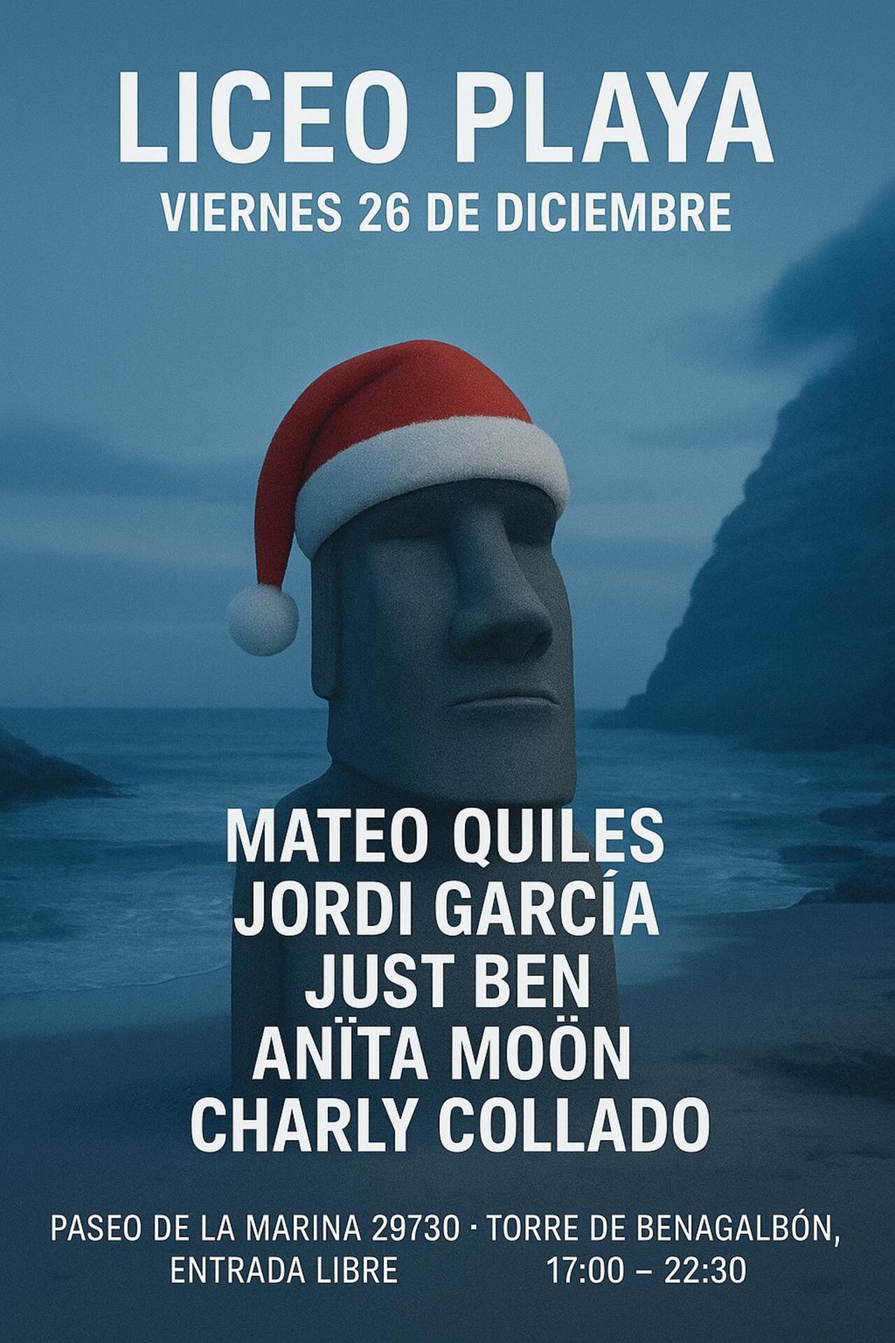 Evento el viernes 26 de Diciembre 17:00h