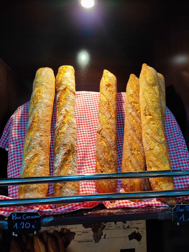 Pan catalán y pan de pueblo