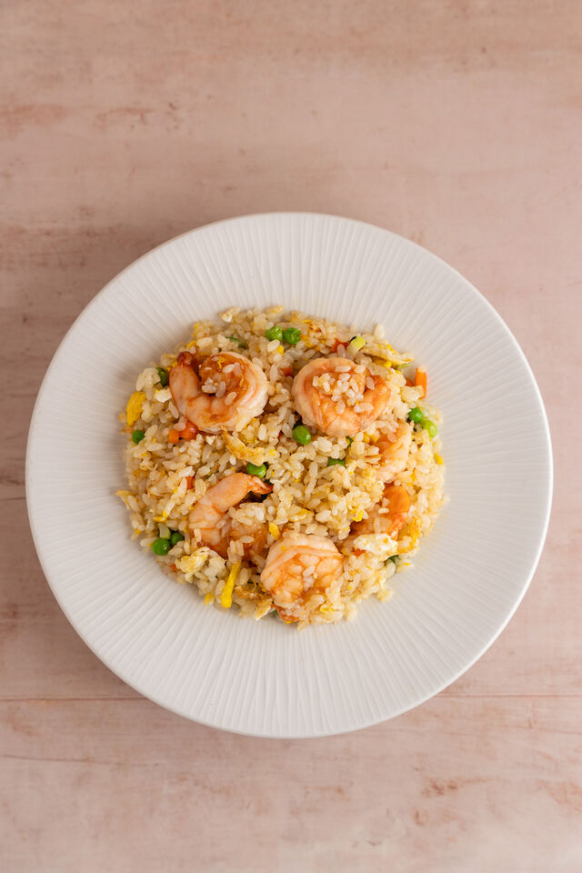 Riso con Gamberi e Verdure 