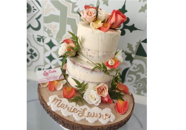 Naked Cake Floral
