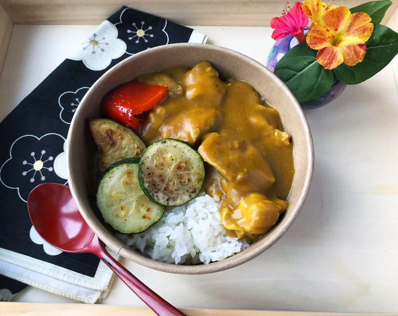 curry au poulet