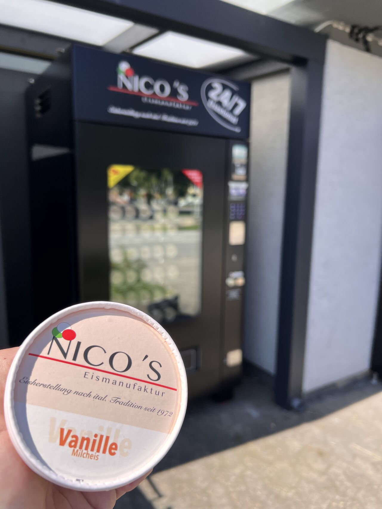 Unser 24/7 Eisautomat in Fischbach