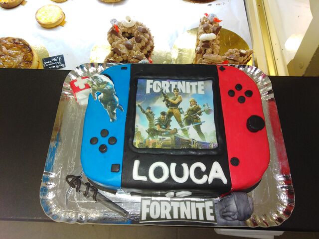 Cake design switch fornite