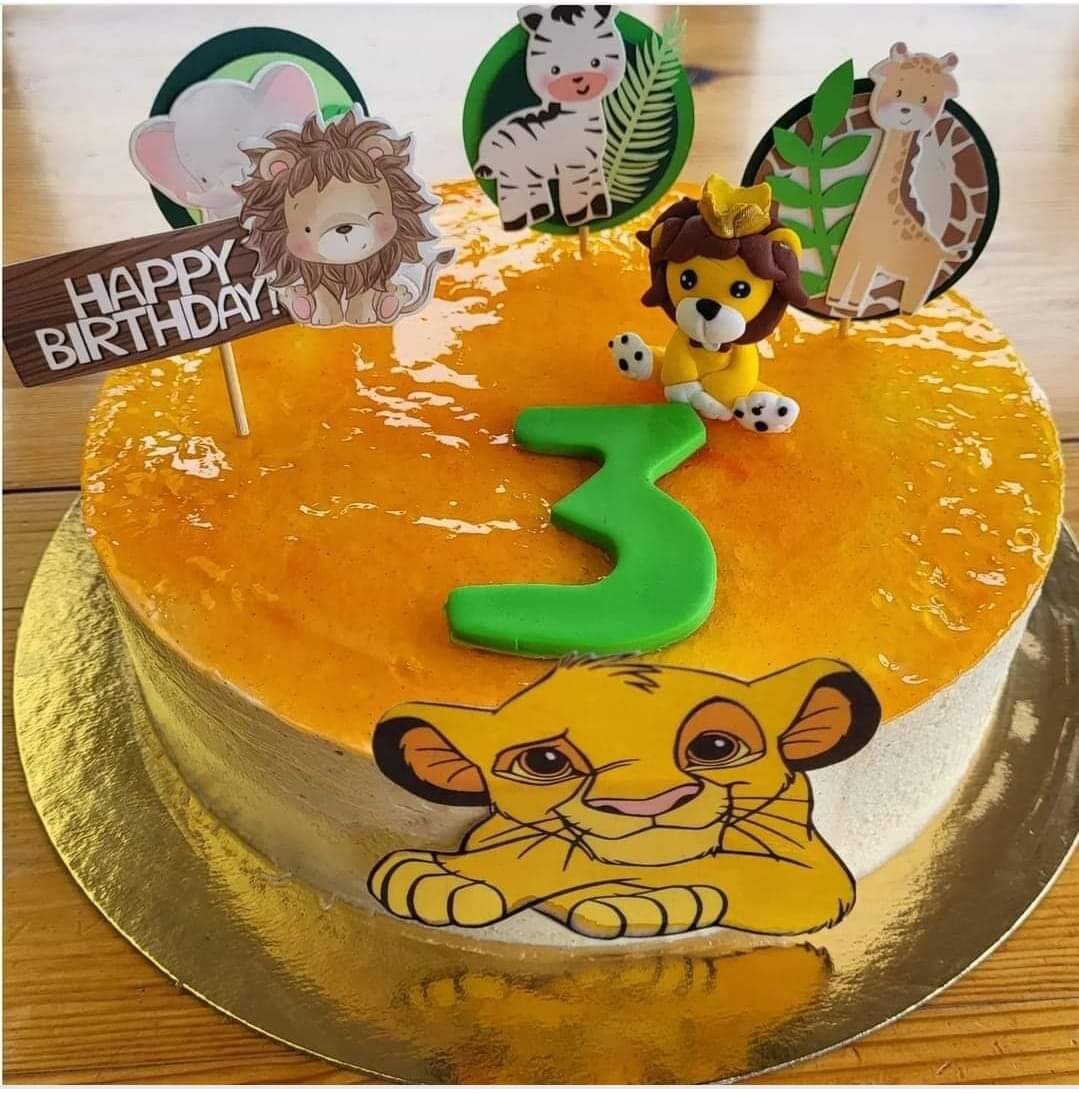 Entremet Simba, le roi lion