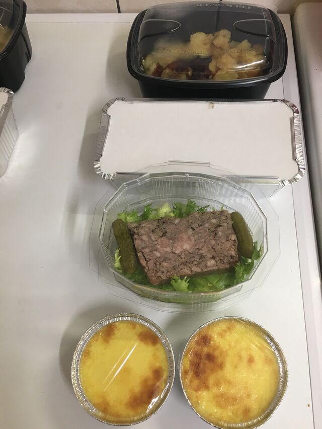 Un menu complet à emporter 