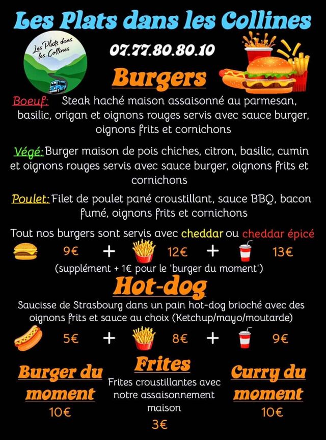 Menu Burger 
