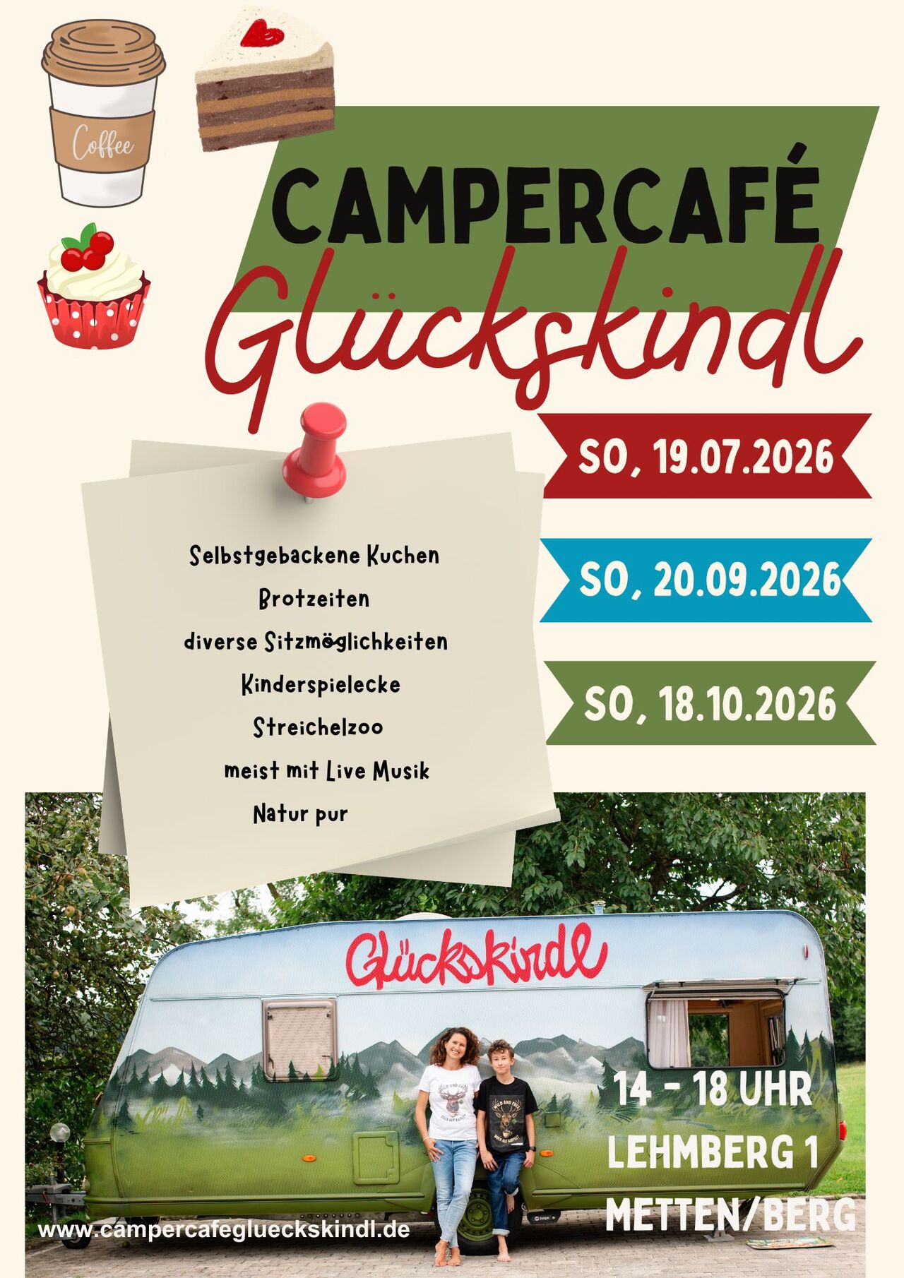 Termine Hofcafé Juli-Okt