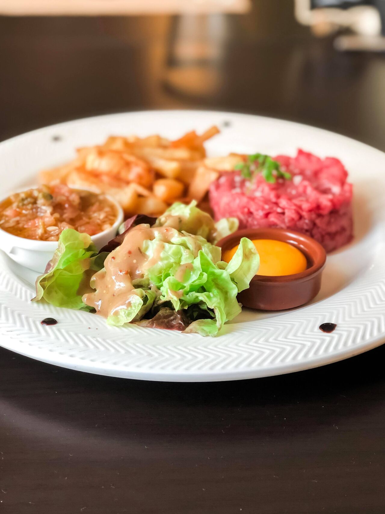 Tartare de Charolais à la sauce de l'Auberge