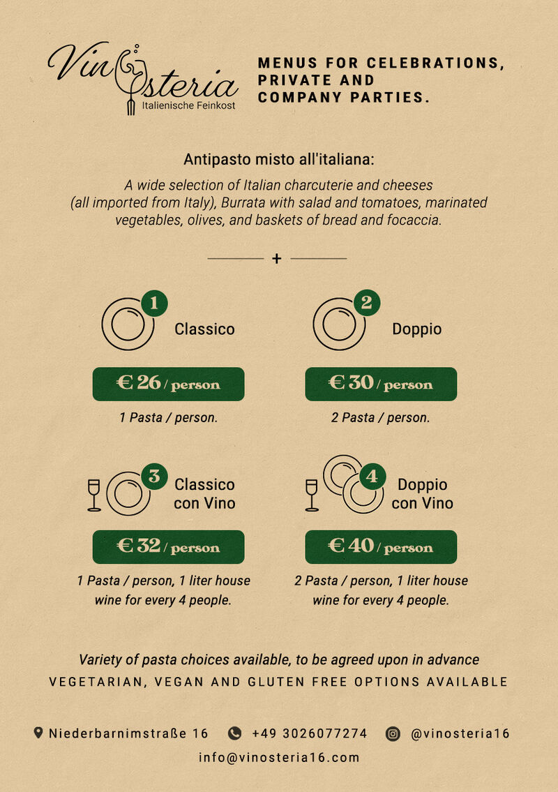 Party Menu