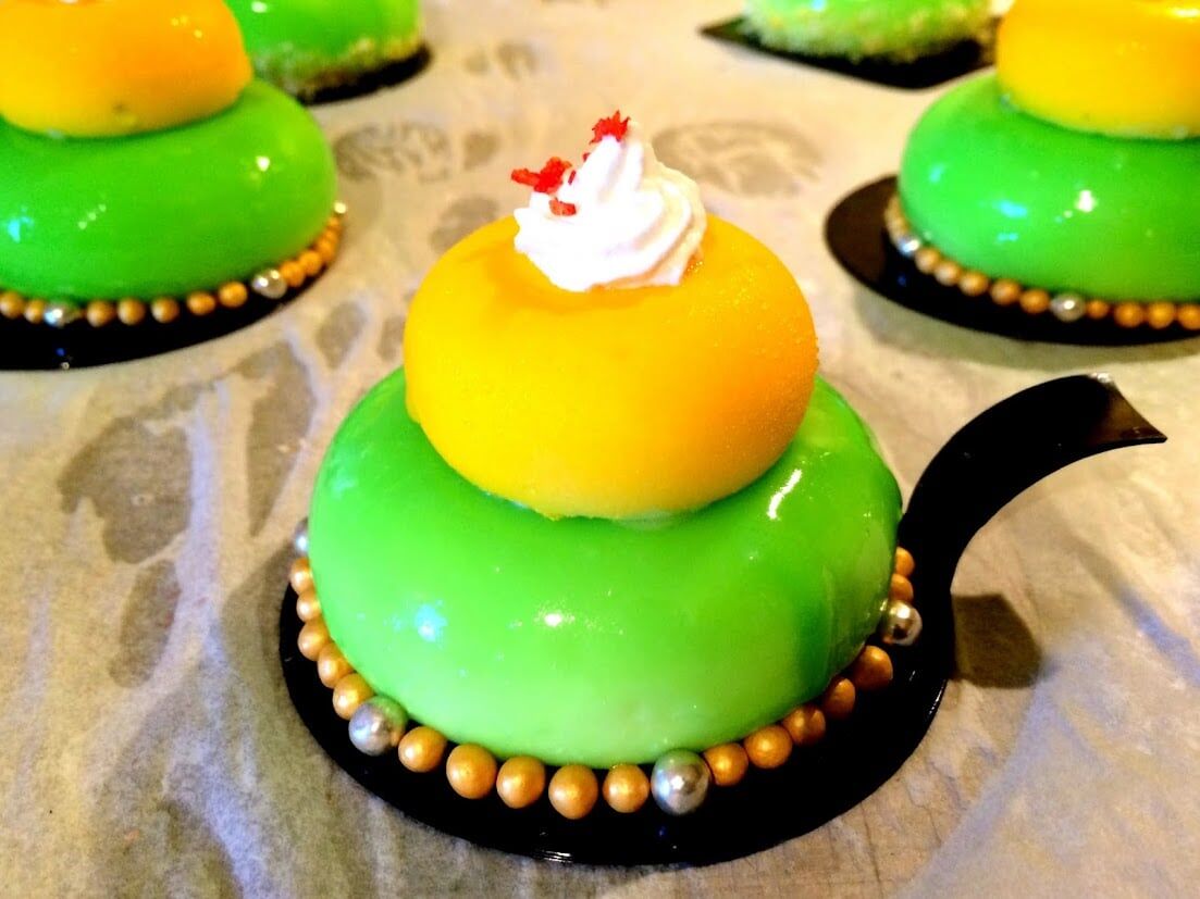 Gâteau individuel mojito 