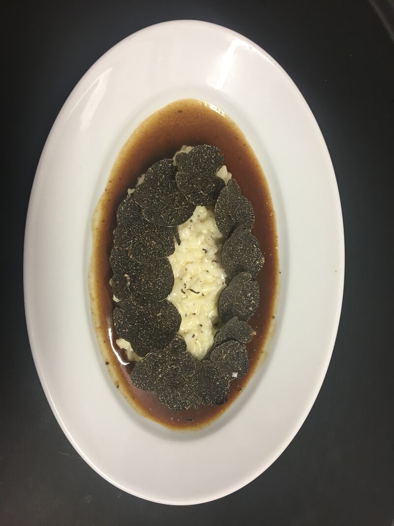 Risotto aux Truffes Noires Melanosporum, Jus de Viande