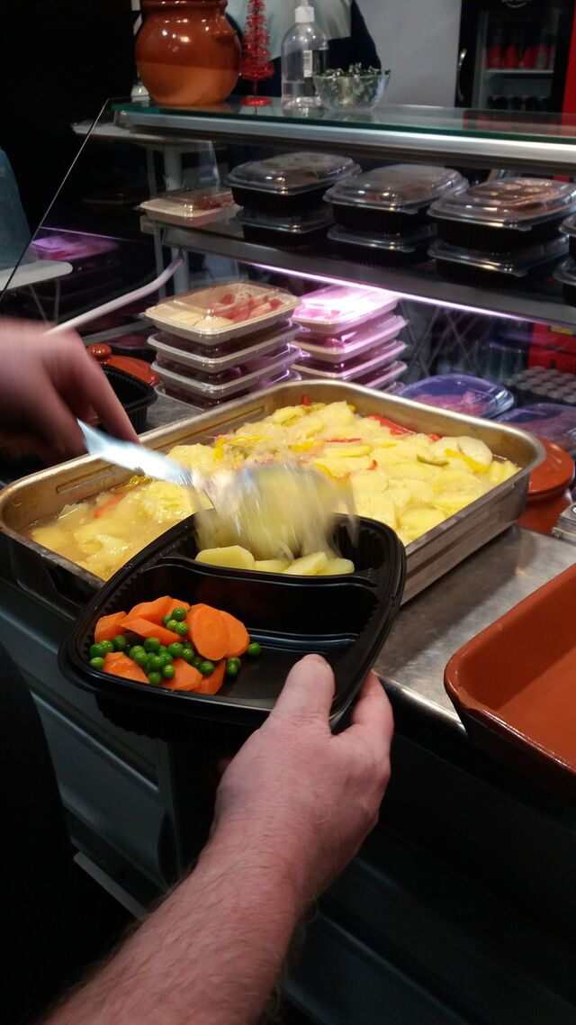 Empatando la guarnicion