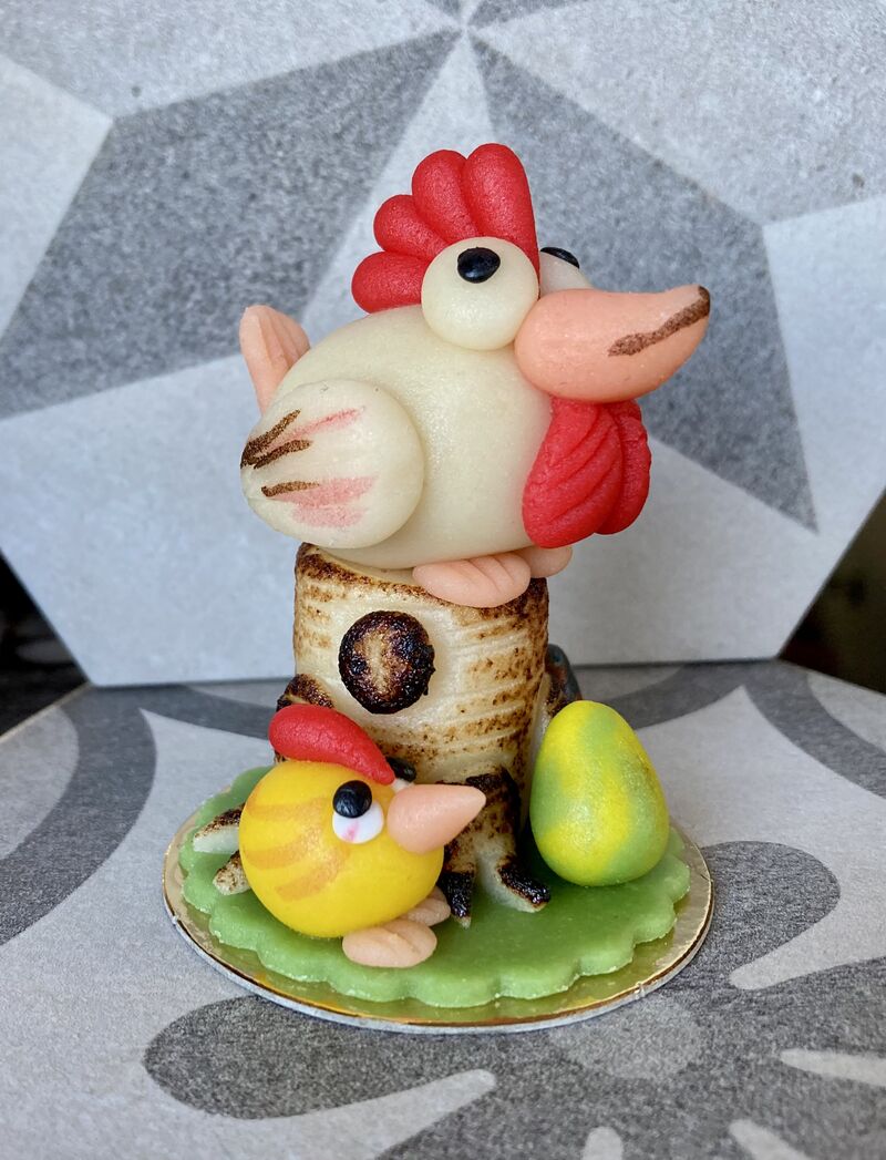La poule et son poussin 🐣 9.50 euros
