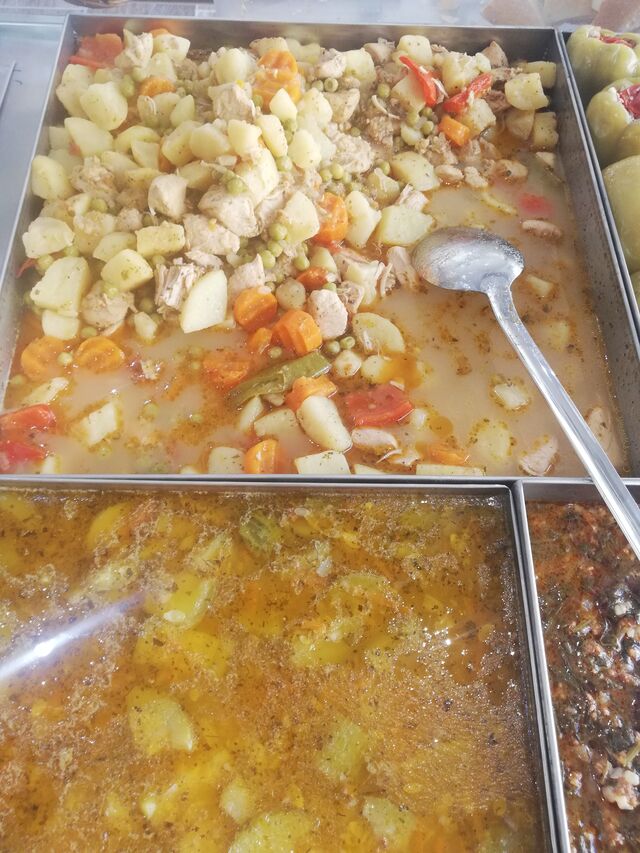 Gemüse Eintopf mit Hühnerfleisch 