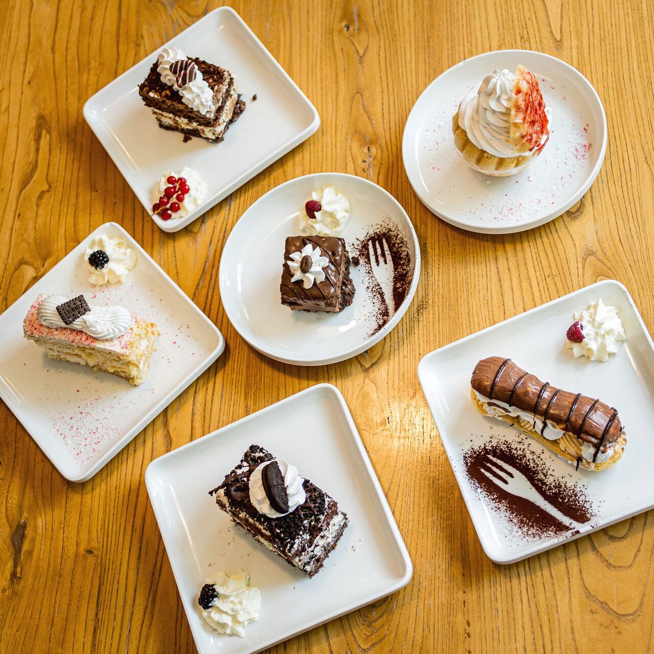 Verschiedene Kuchen nach rumänischen Rezepte 