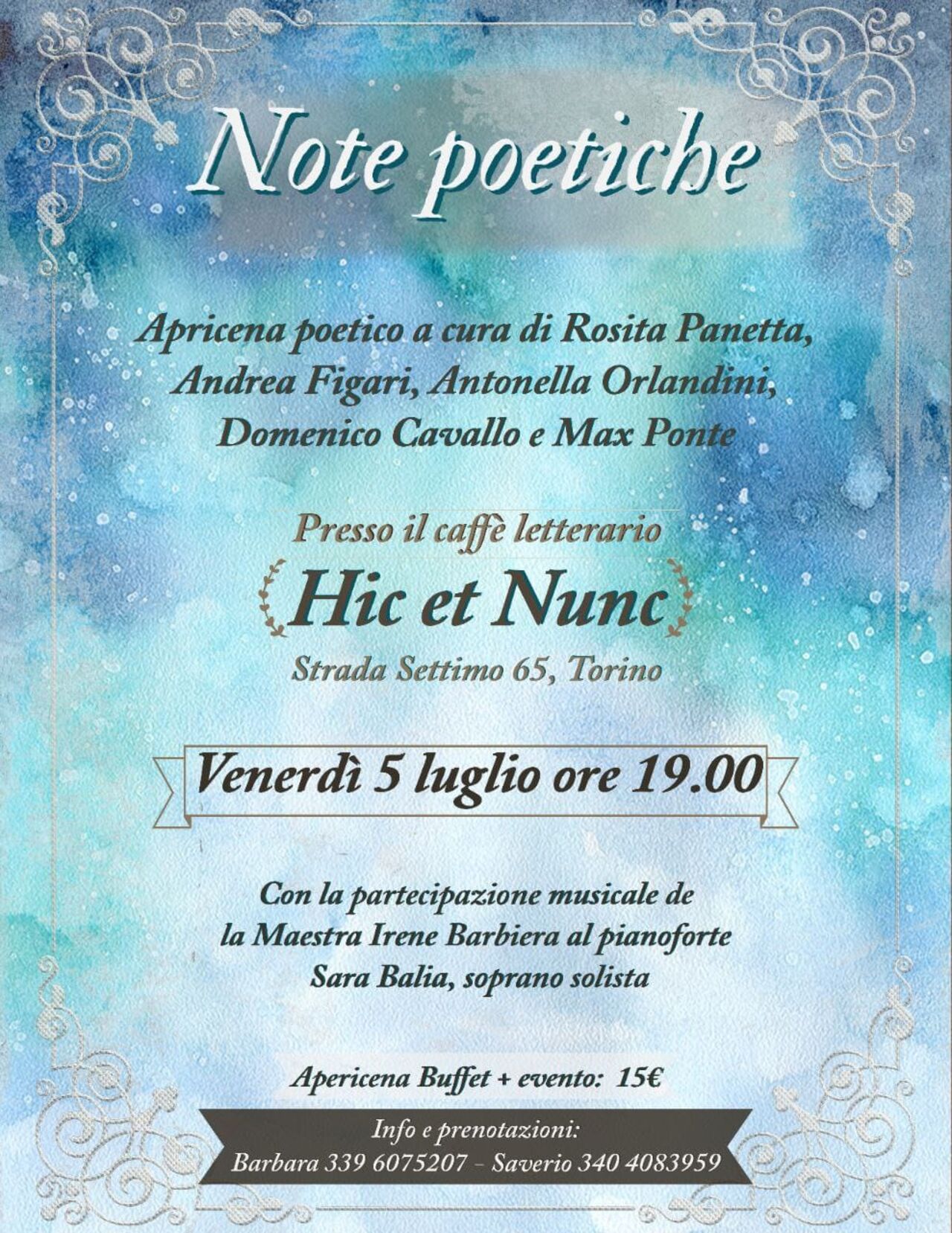 NOTE POETICHE