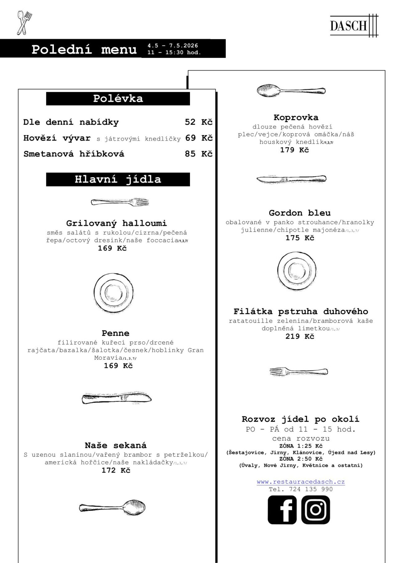 Polední menu