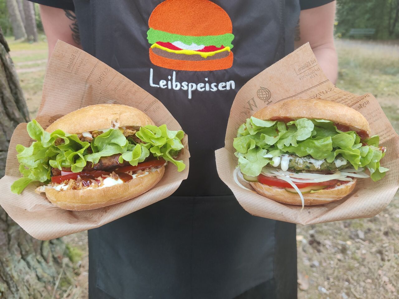 BBQ - & Veggie - Burger