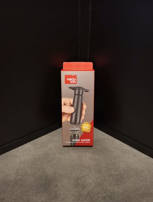 Pompe Vacuvin + 2 bouchons=11.20€ 