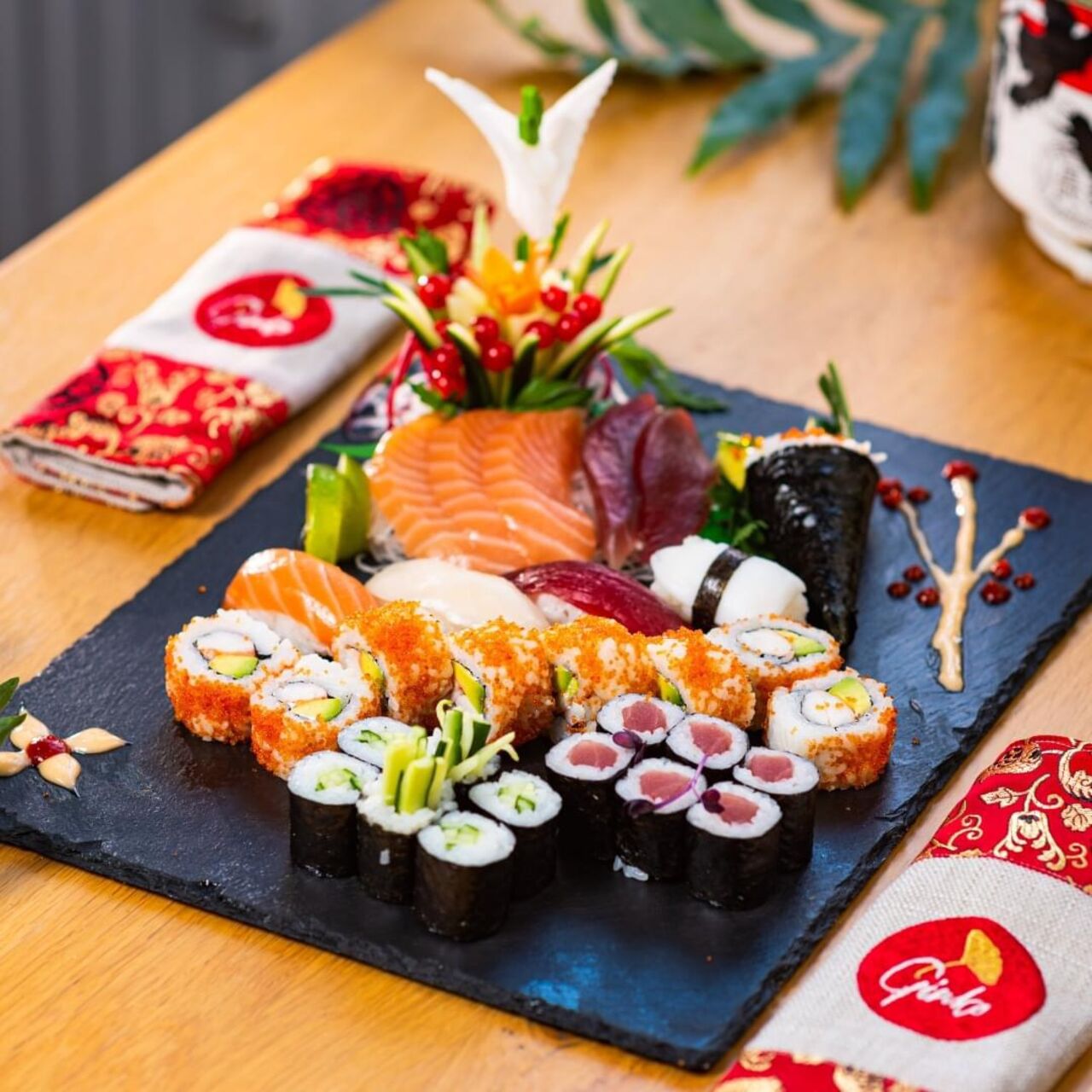 Probieren Sie unser Sushi...