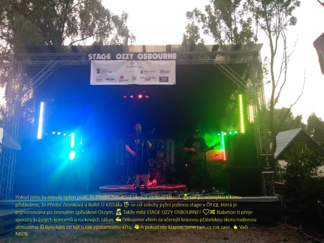 KŘEST I.STAGE OZZY OSBOURNE +NABETON