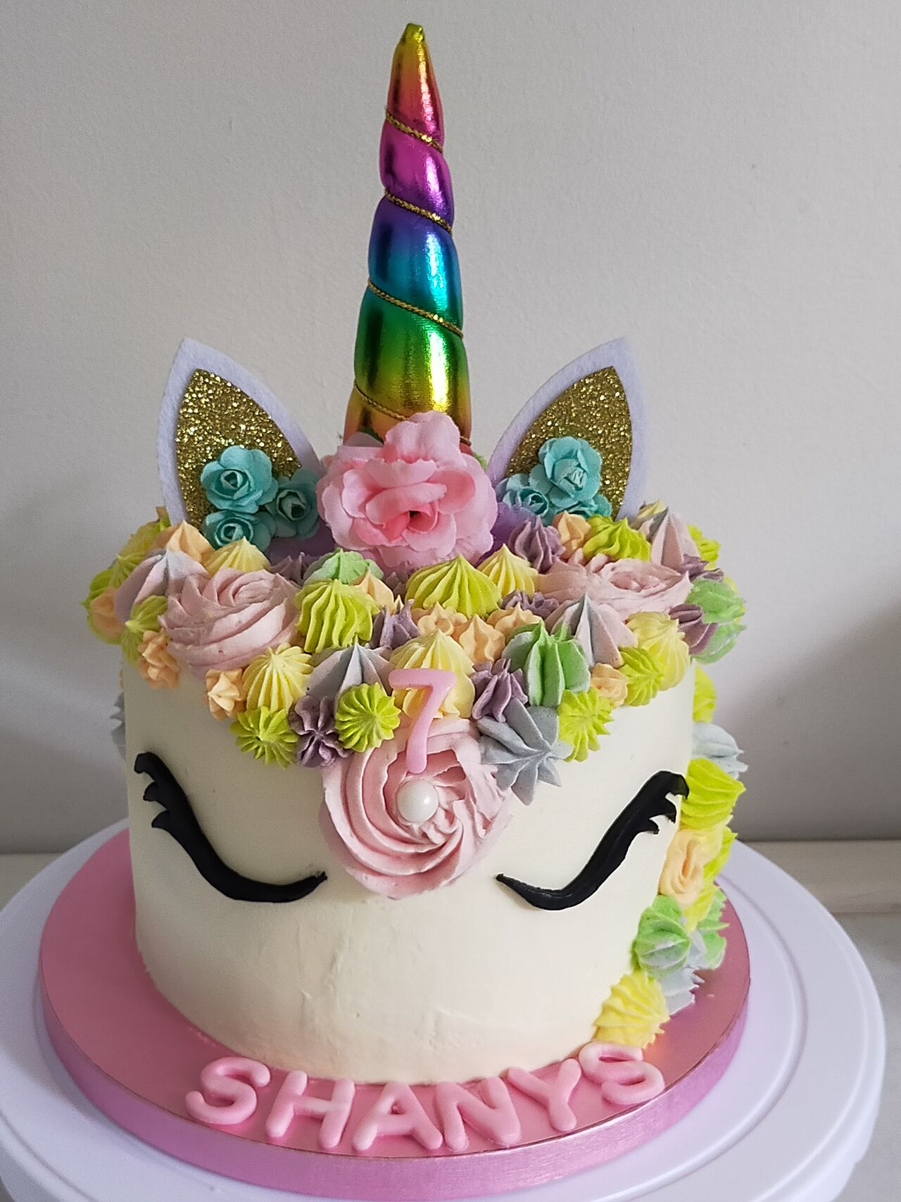 Cake design thème Licorne