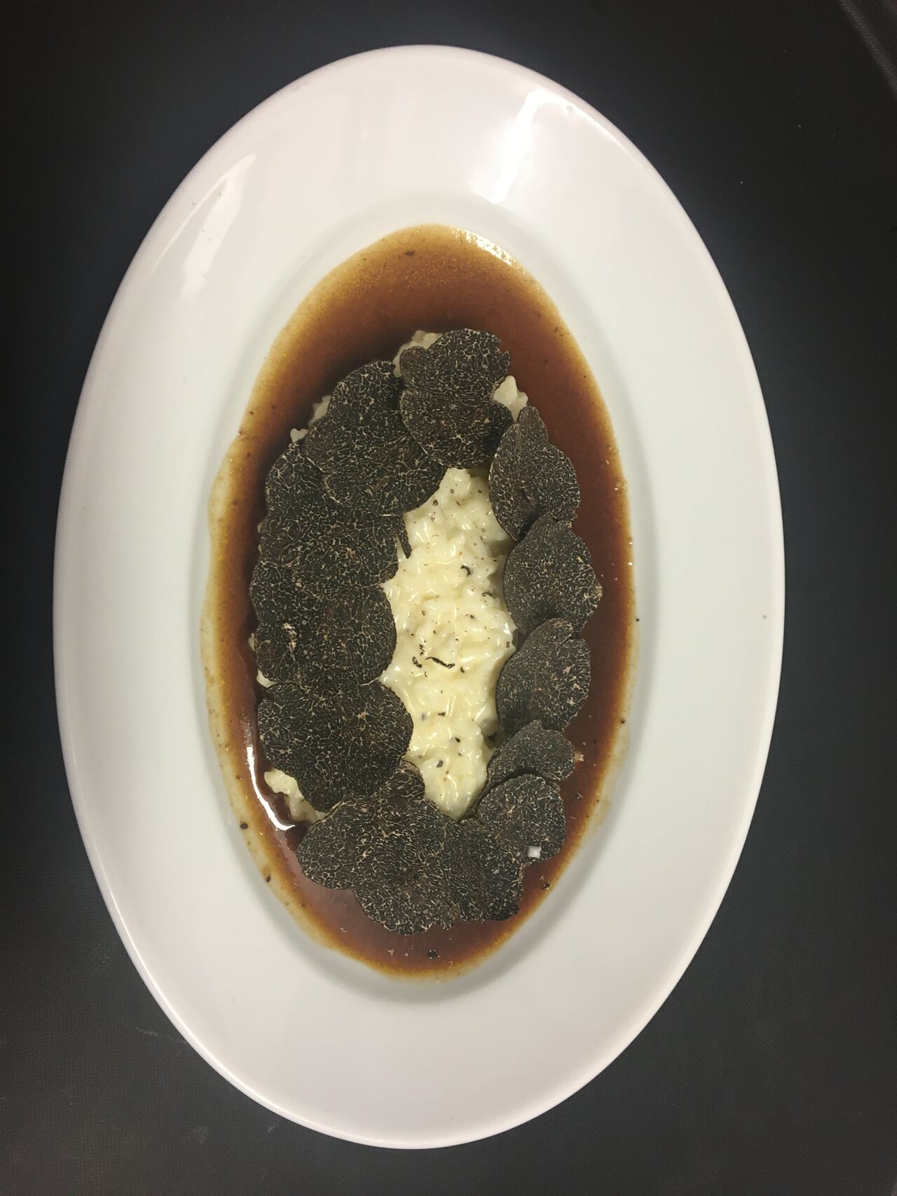 Risotto aux Truffes Noires Melanosporum, Jus de Viande