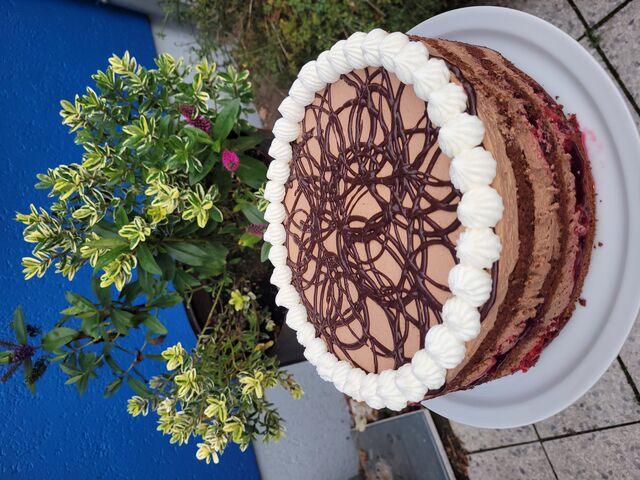 Schoko-Kirsch Torte