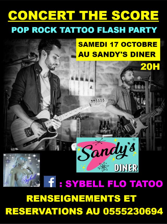 Venez dîner et passer une soirée dans un lieu super sympa, sur des airs de pop rock et la possibilité de vous faire tatouer !!