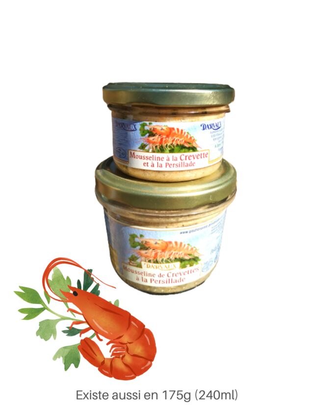 MOUSSELINE à la CREVETTE et à la Persillade - 175g - 240ml