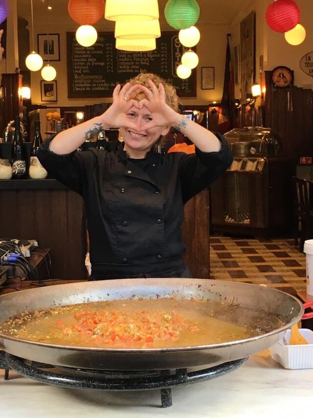 La chef qui cuisine avec amour!
