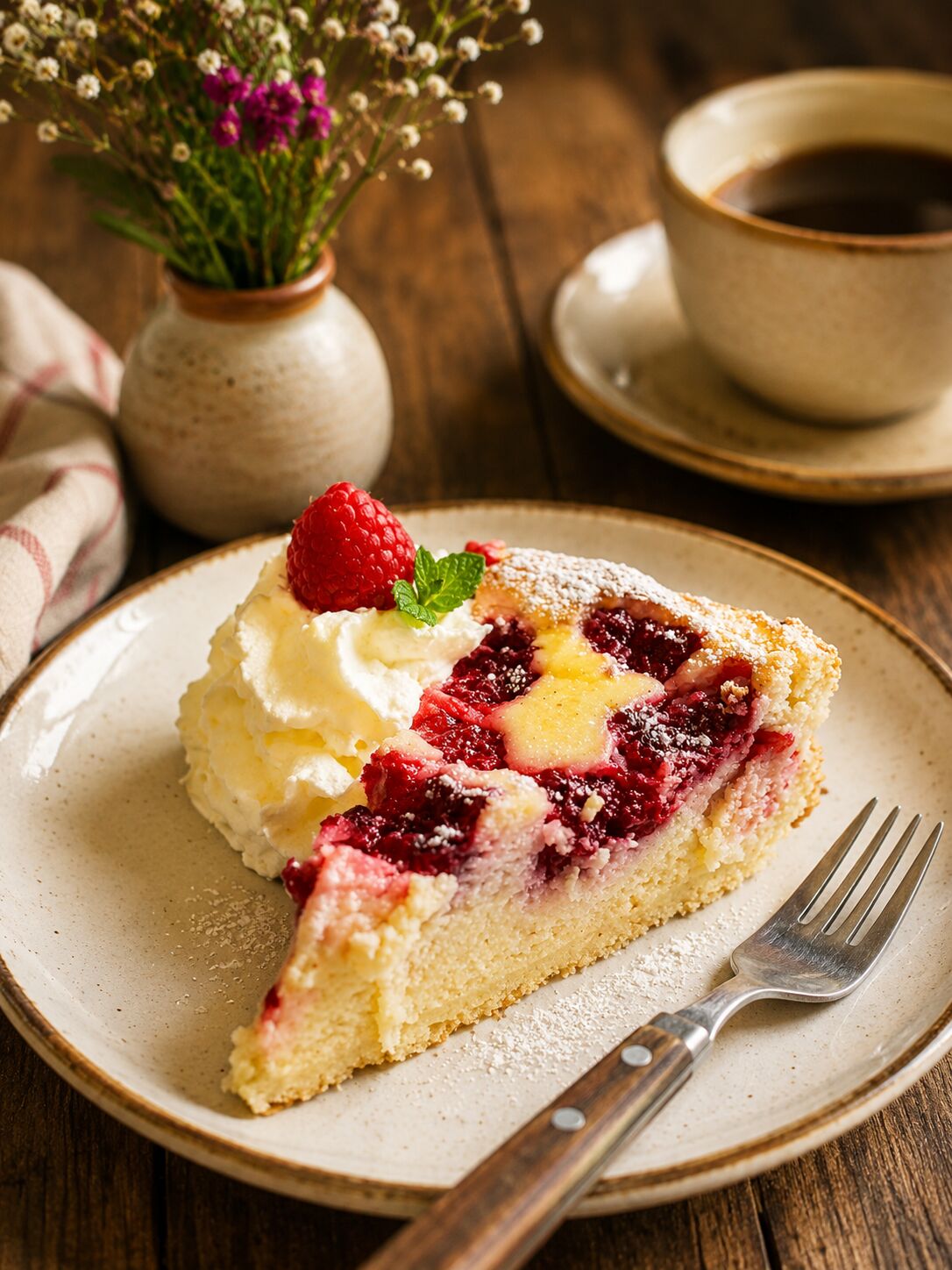 Himbeer - Topfen Torte