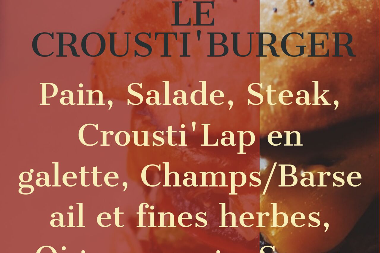 Le Burger du Mois