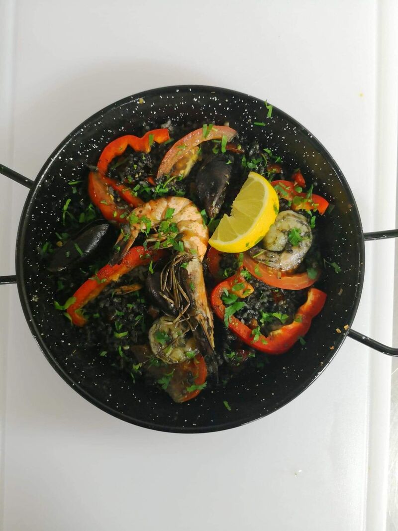 Paella Aros Negro
