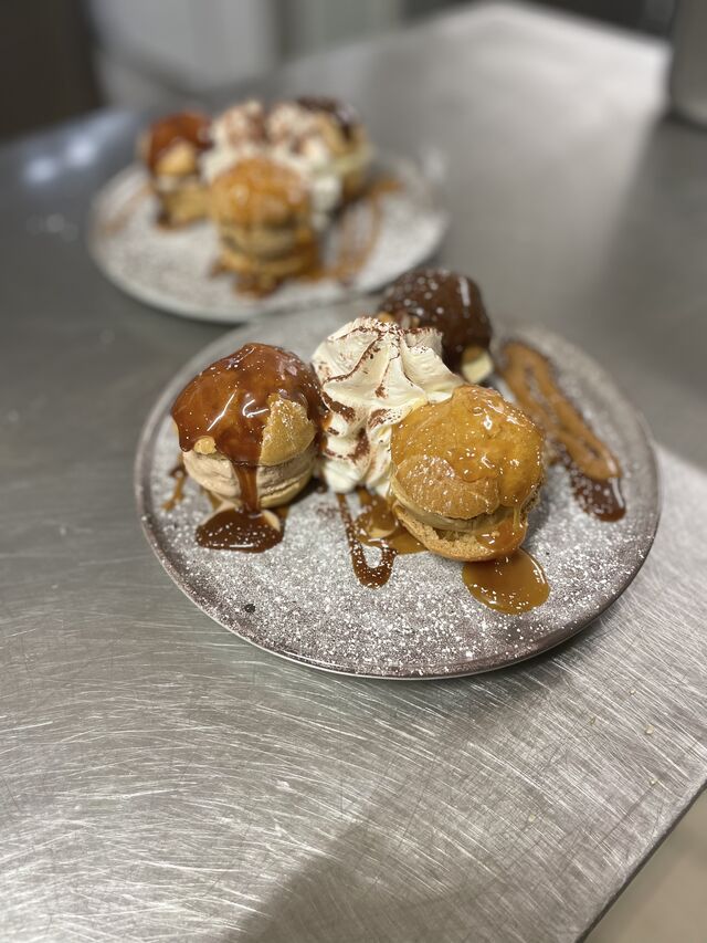 Trio de profiteroles 